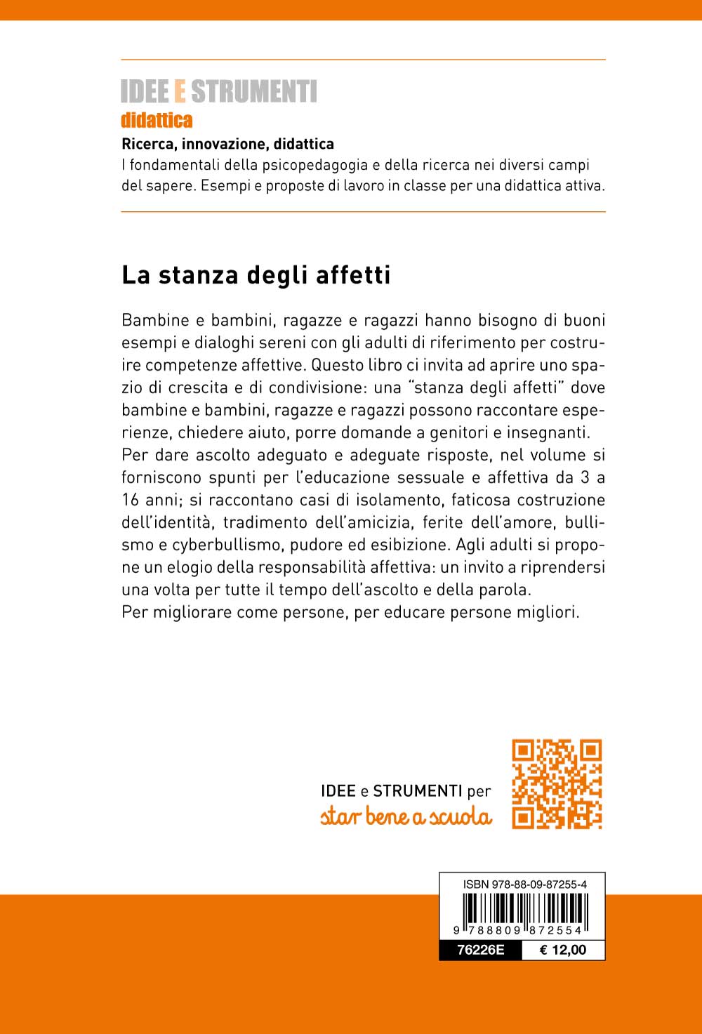 La stanza degli affetti::L'educazione affettiva, emotiva e sessuale dei bambini e degli adolescenti