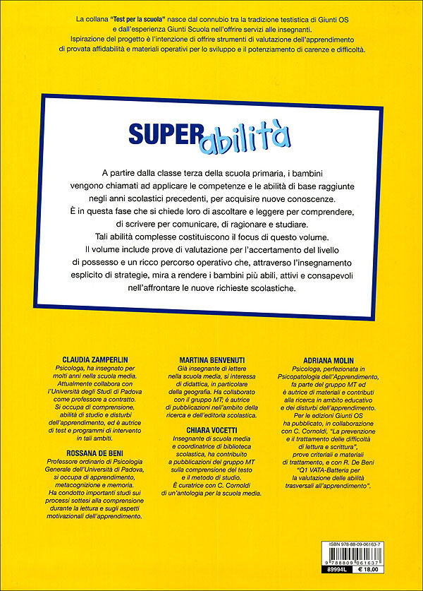 Super abilità: valutazione e potenziamento delle abilità trasversali