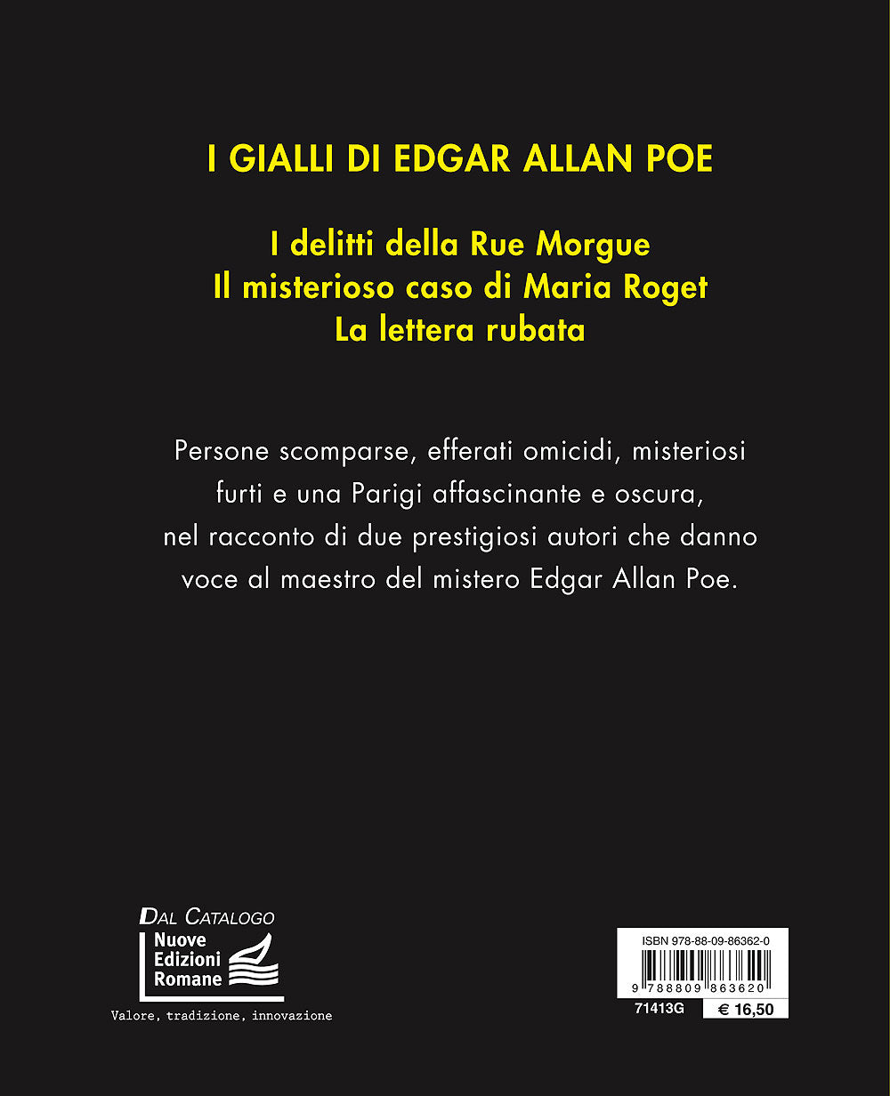 I gialli di Edgar Allan Poe::Raccontati da Roberto Piumini e Guido Sgardoli e illustrati da Pia Valentinis