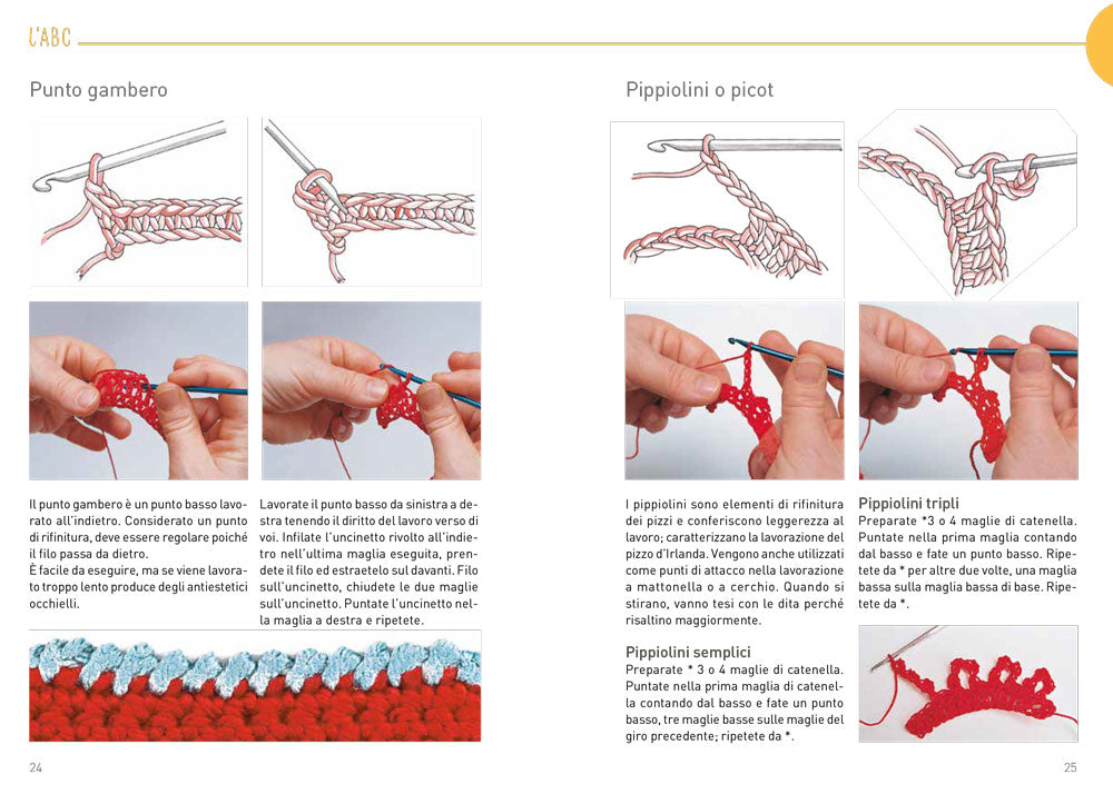 Scuola di uncinetto::con un’intera parte dedicata al MEGA SIZE CROCHET la nuova frontiera dell’uncinetto