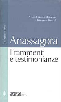 Frammenti e testimonianze. Testo greco a fronte