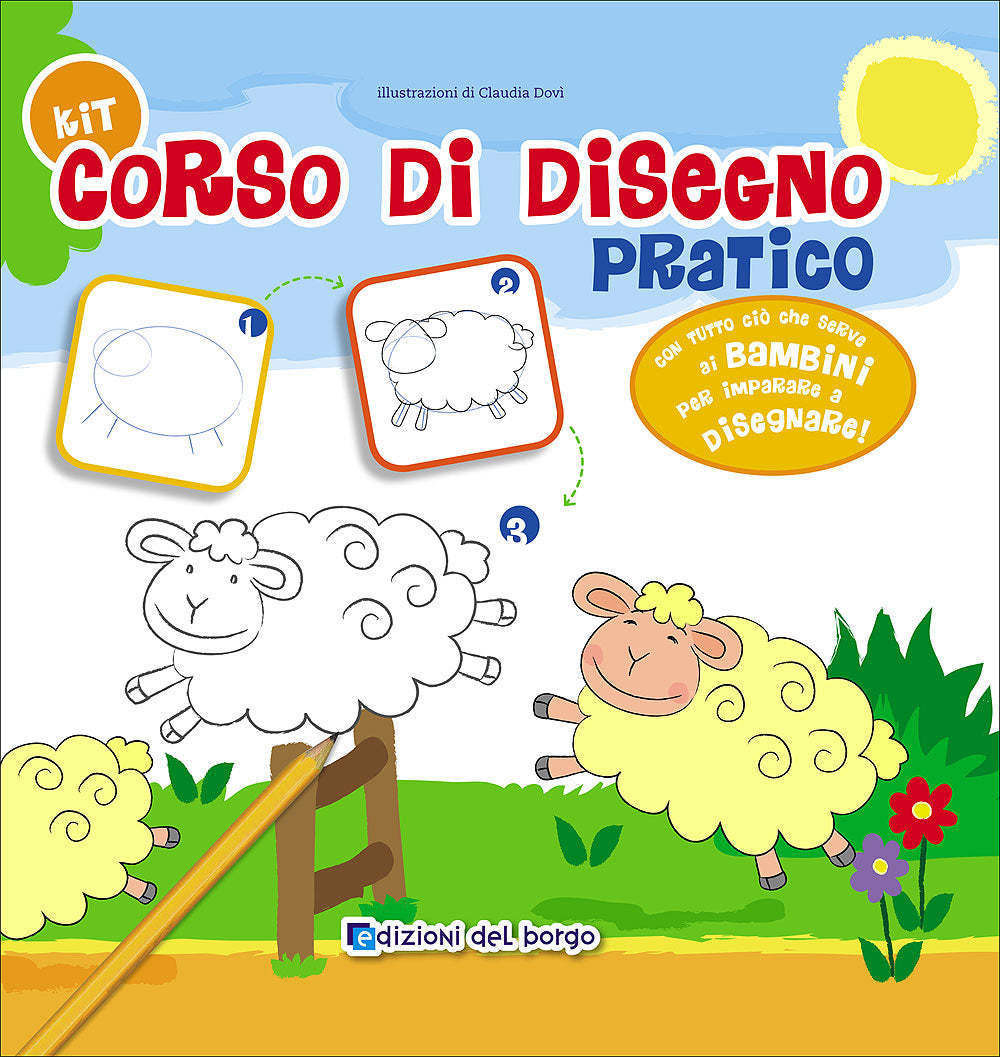 Kit. Corso di disegno pratico::Con tutto ciò che serve ai bambini per imparare a disegnare!