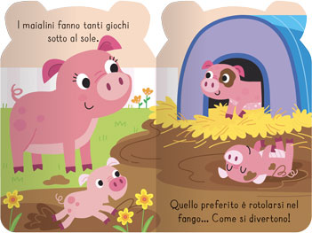 Animali della fattoria - Tre libri cartonati