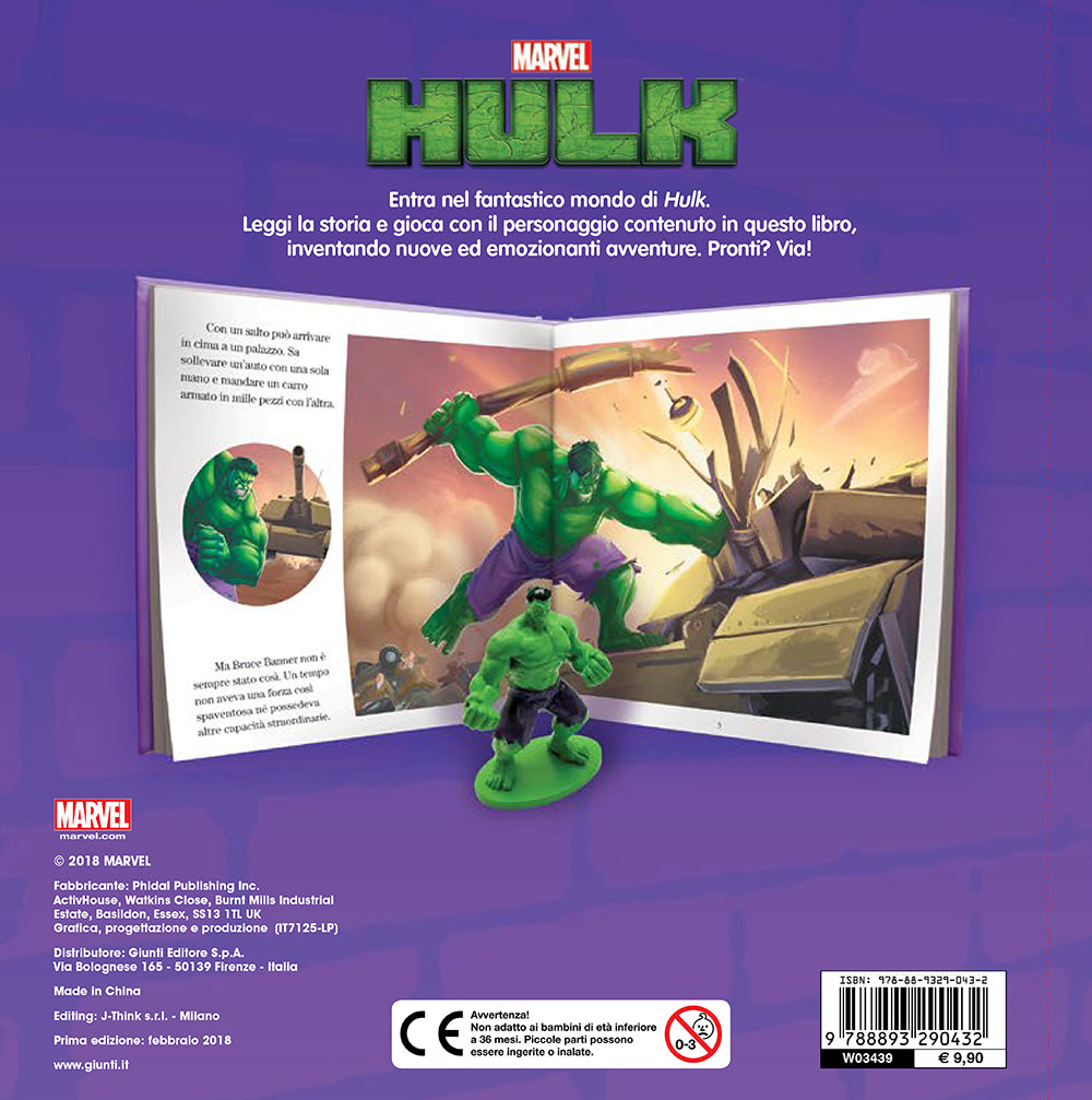 Storie con Sorpresa - Hulk::Contiene la figurina di Hulk