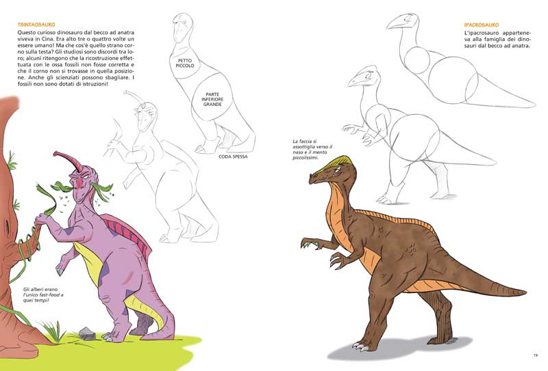 Disegnare dinosauri::Corso di disegno per principianti