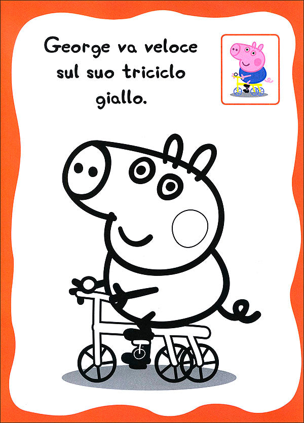 Colora con Peppa Pig::Hip hip urrà per Peppa!