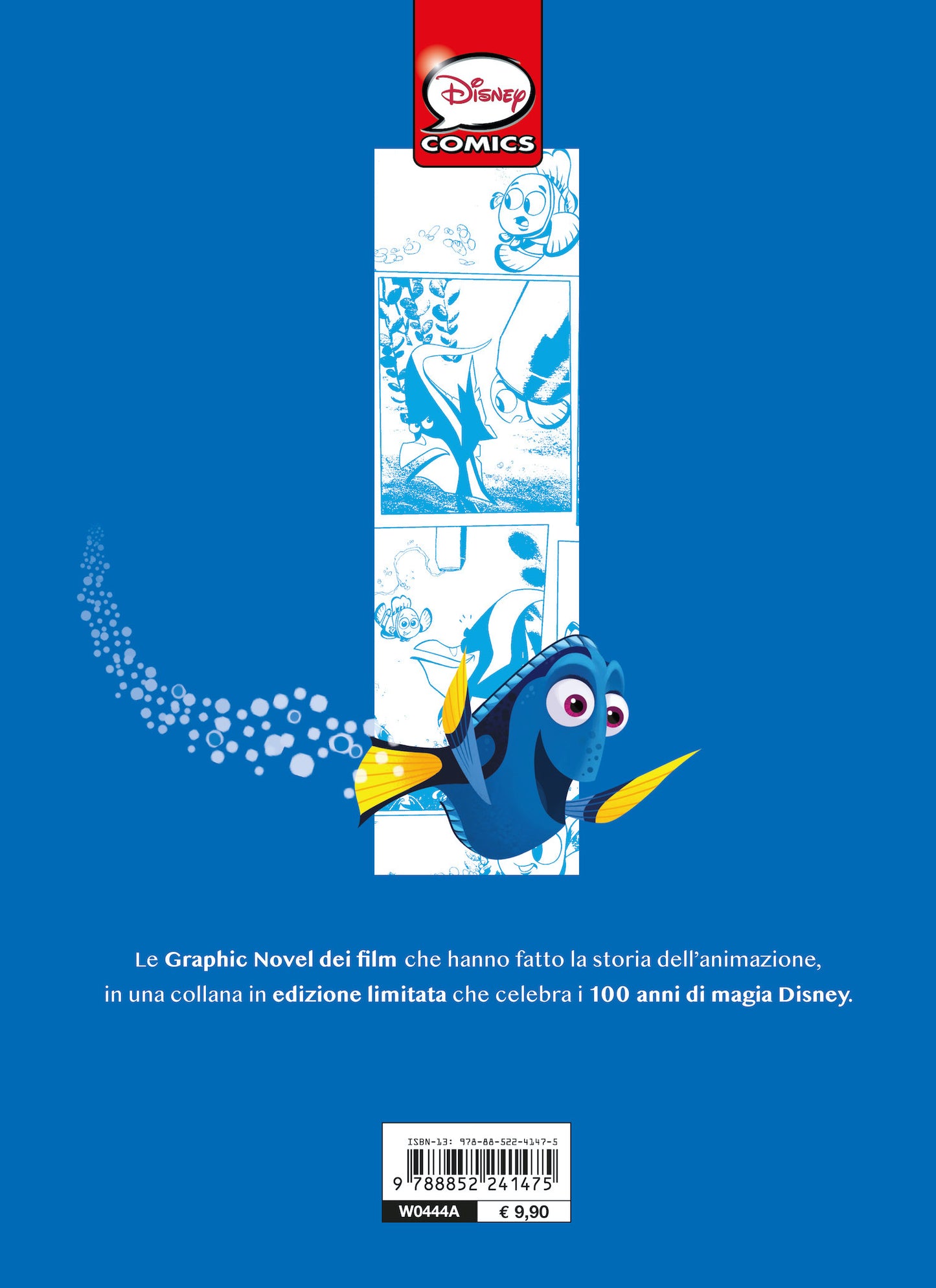 Alla ricerca di Nemo La storia a fumetti Edizione limitata::Disney 100 Anni di meravigliose emozioni