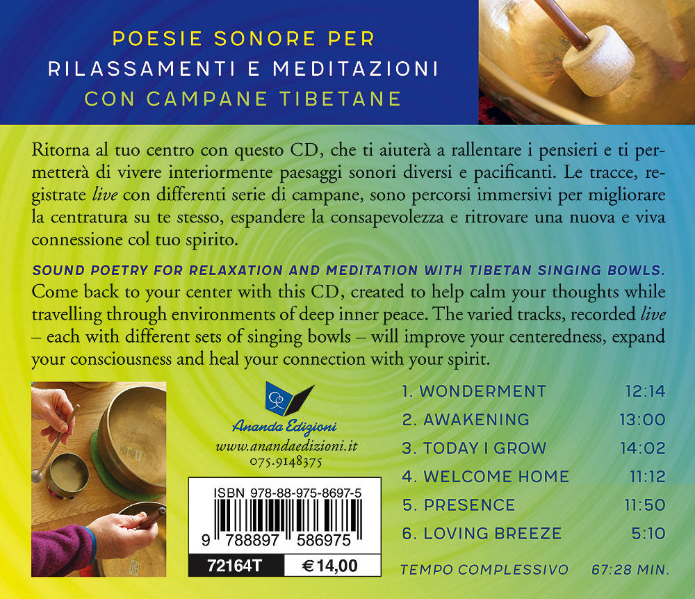 Poesie sonore - CD::Campane tibetane - Singing Bowls