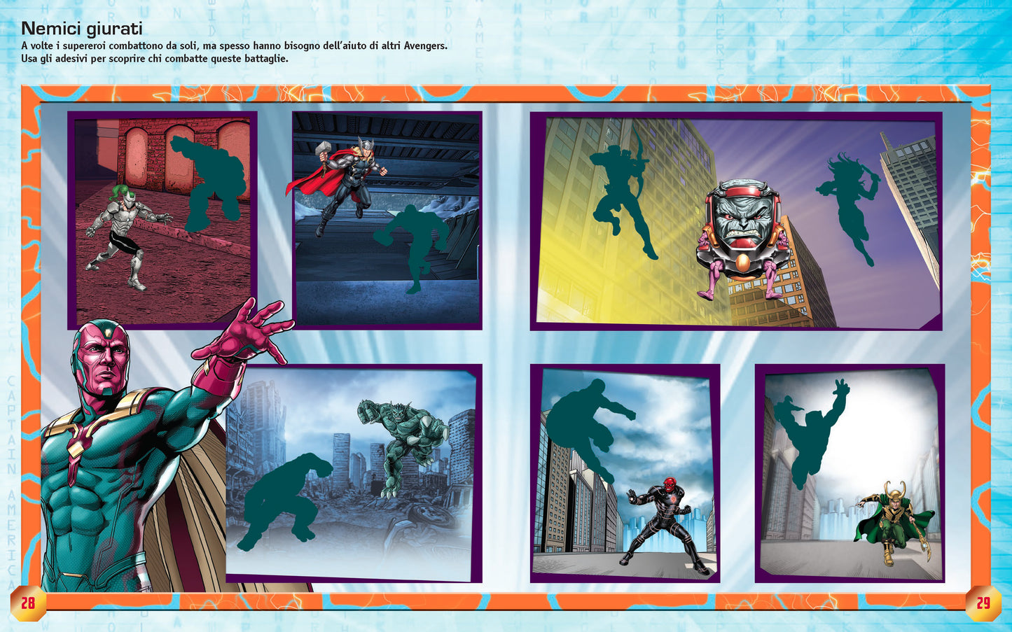 Super Staccattacca Special Marvel Avengers::Più di 150 adesivi