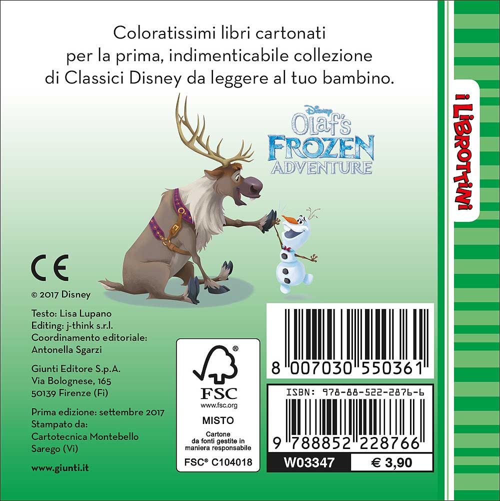 Frozen - I Librottini - Olaf's Frozen Adventure