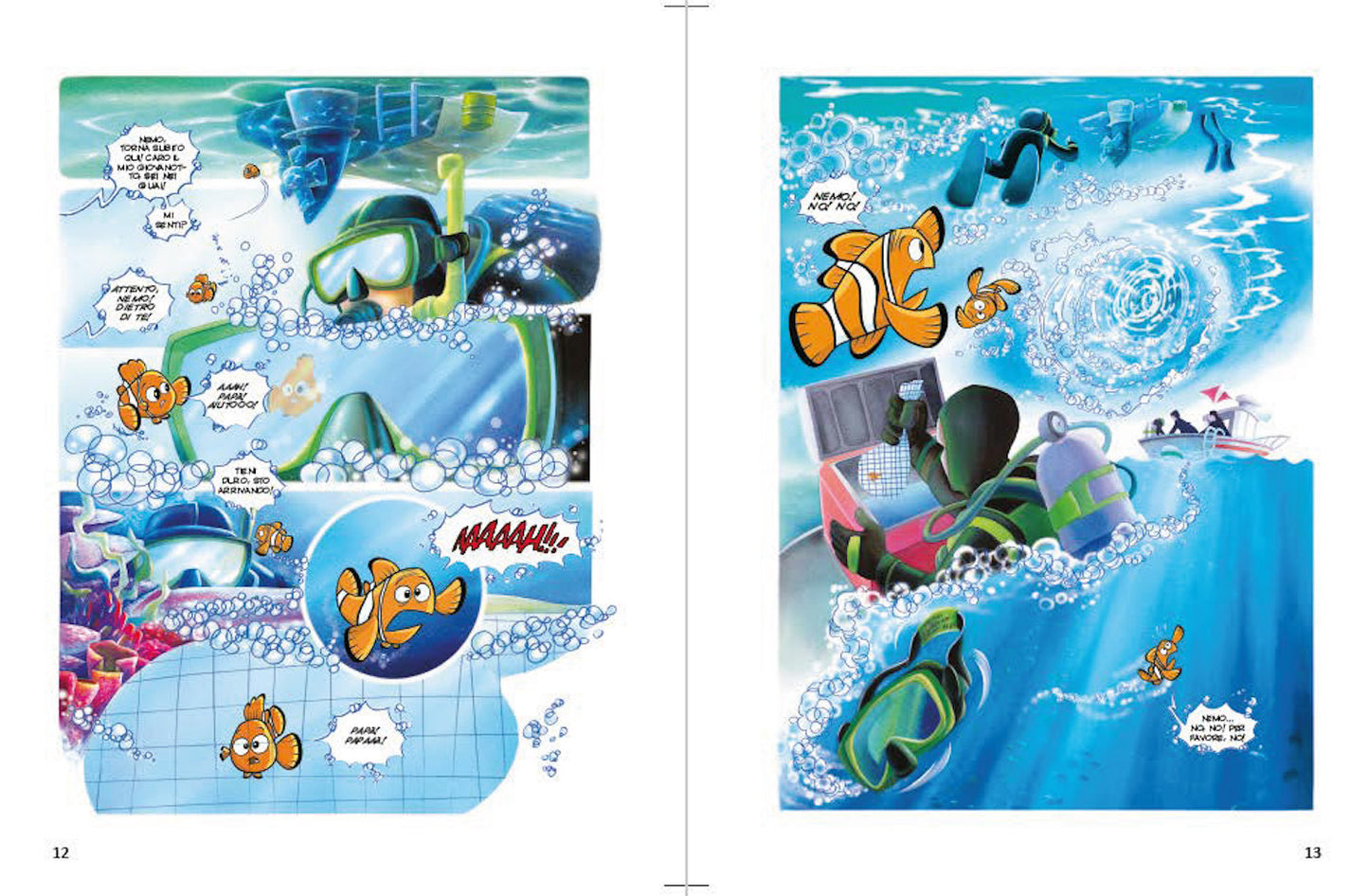 Alla ricerca di Nemo La storia a fumetti Edizione limitata::Disney 100 Anni di meravigliose emozioni