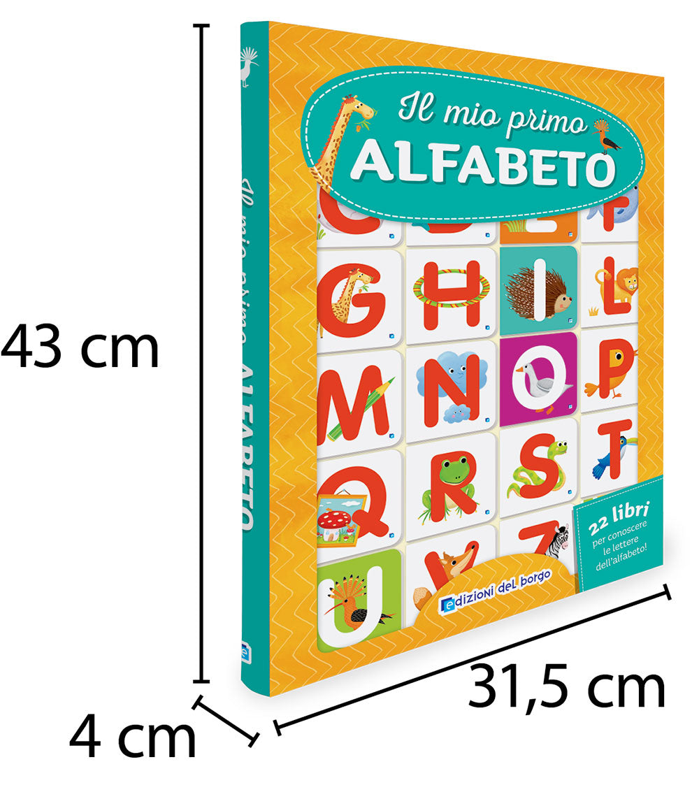 Il mio primo Alfabeto::22 libri per conoscere le lettere dell'alfabeto!