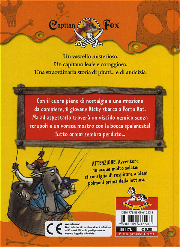 Capitan Fox - Il Mostro Sotterraneo::Con tanti stickers!