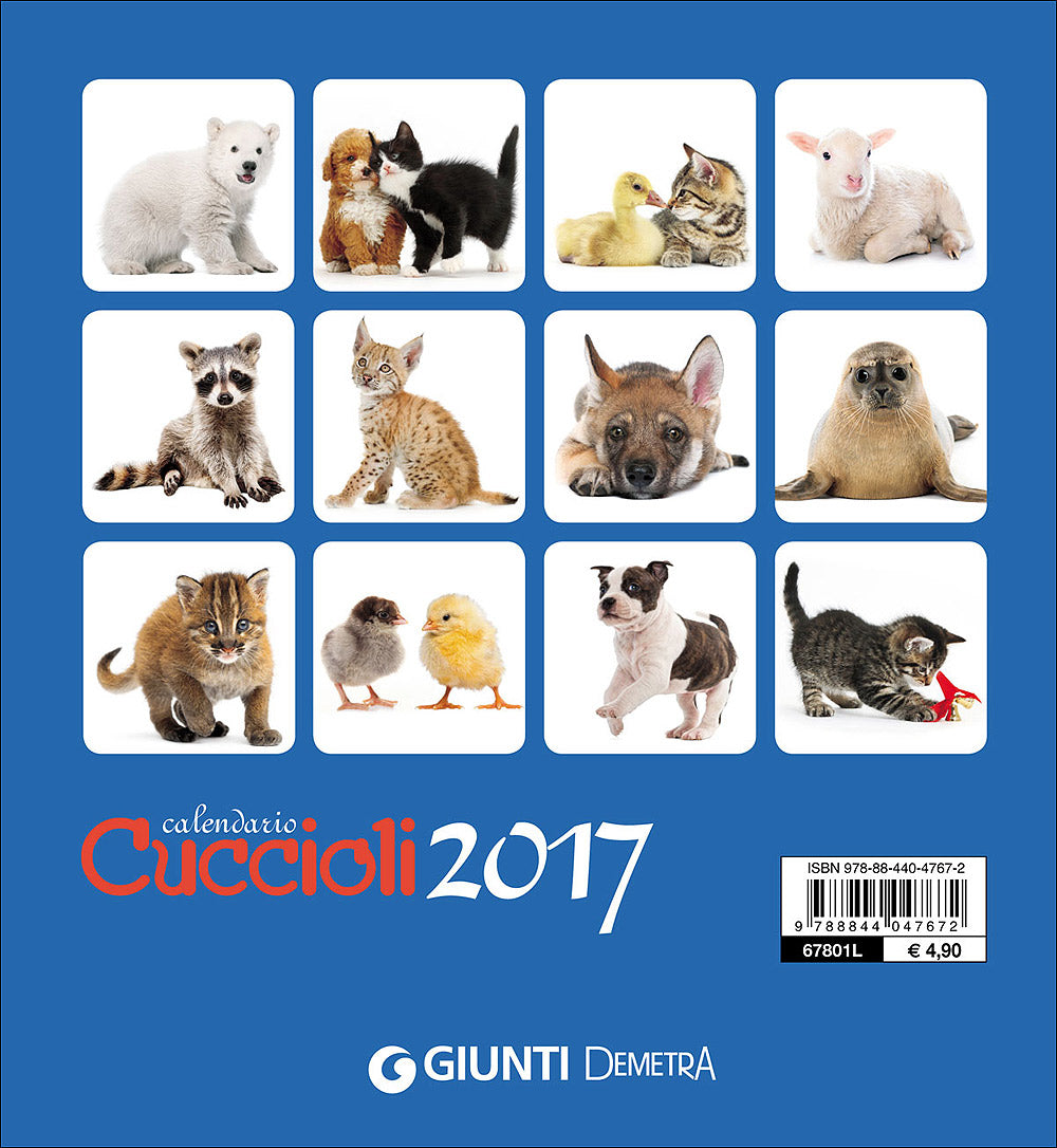 Cuccioli - Calendario Desk 2017