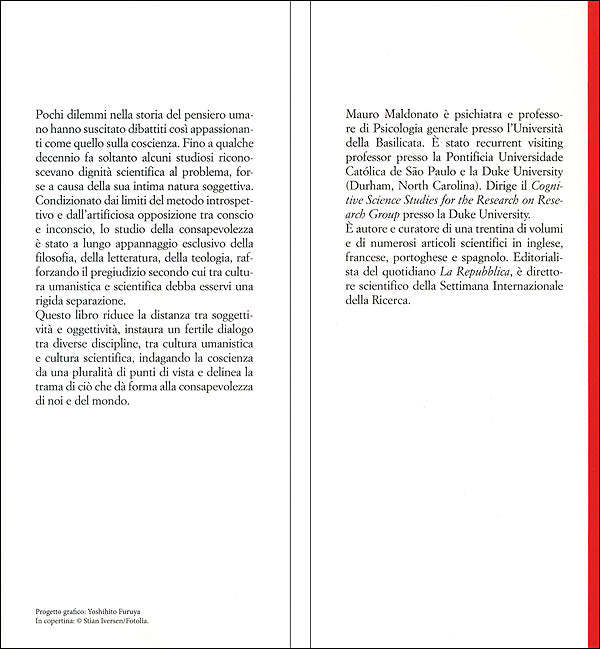 L'arcipelago della coscienza::Sulla consapevolezza di noi e del mondo