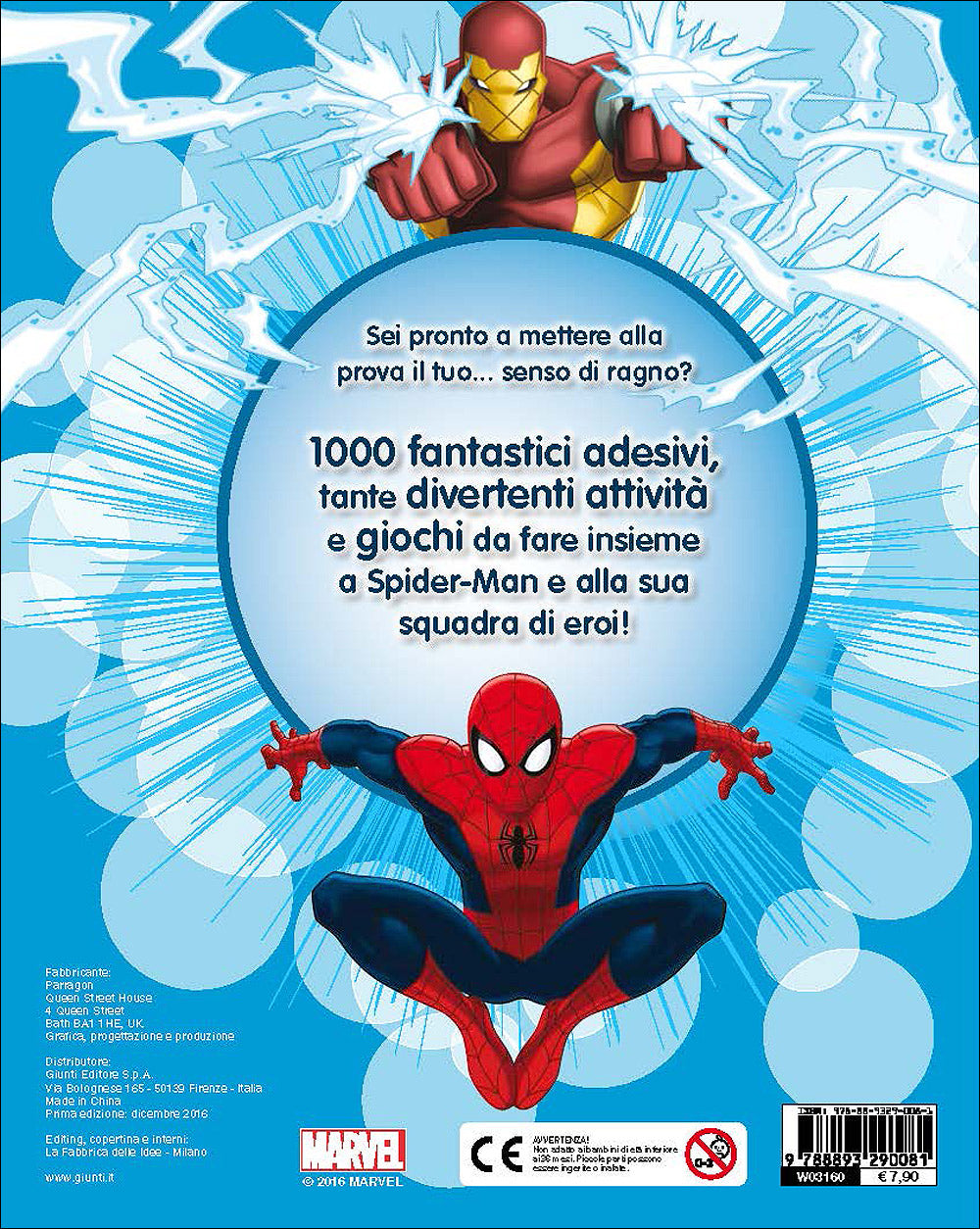 500/1000 Stickers - Ultimate Spider-Man. 1000 Stickers::Tanti giochi e attività!