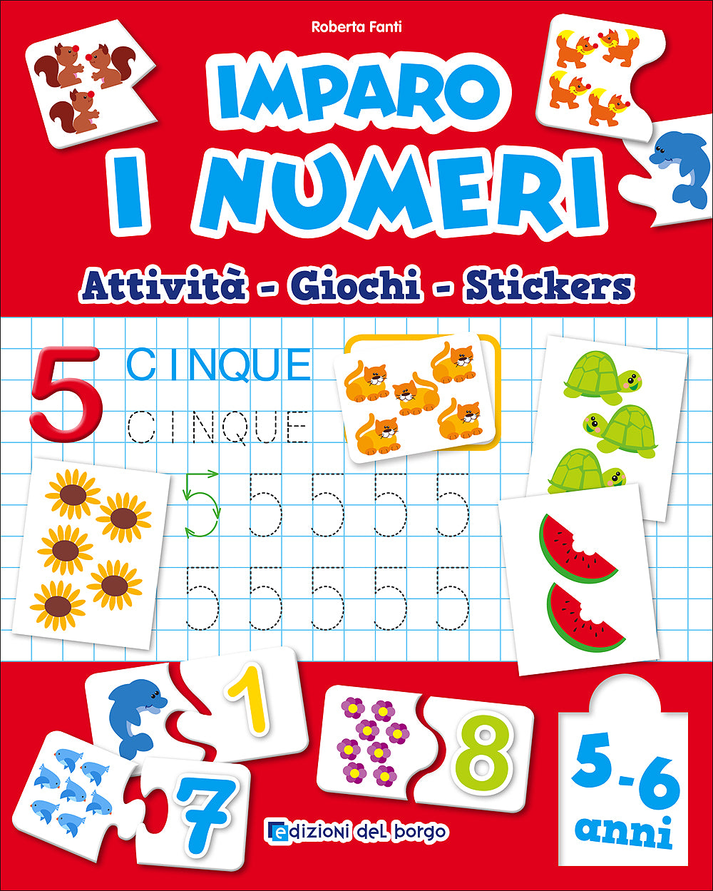 Imparo i numeri - 5/6 anni::Attività - Giochi - Stickers