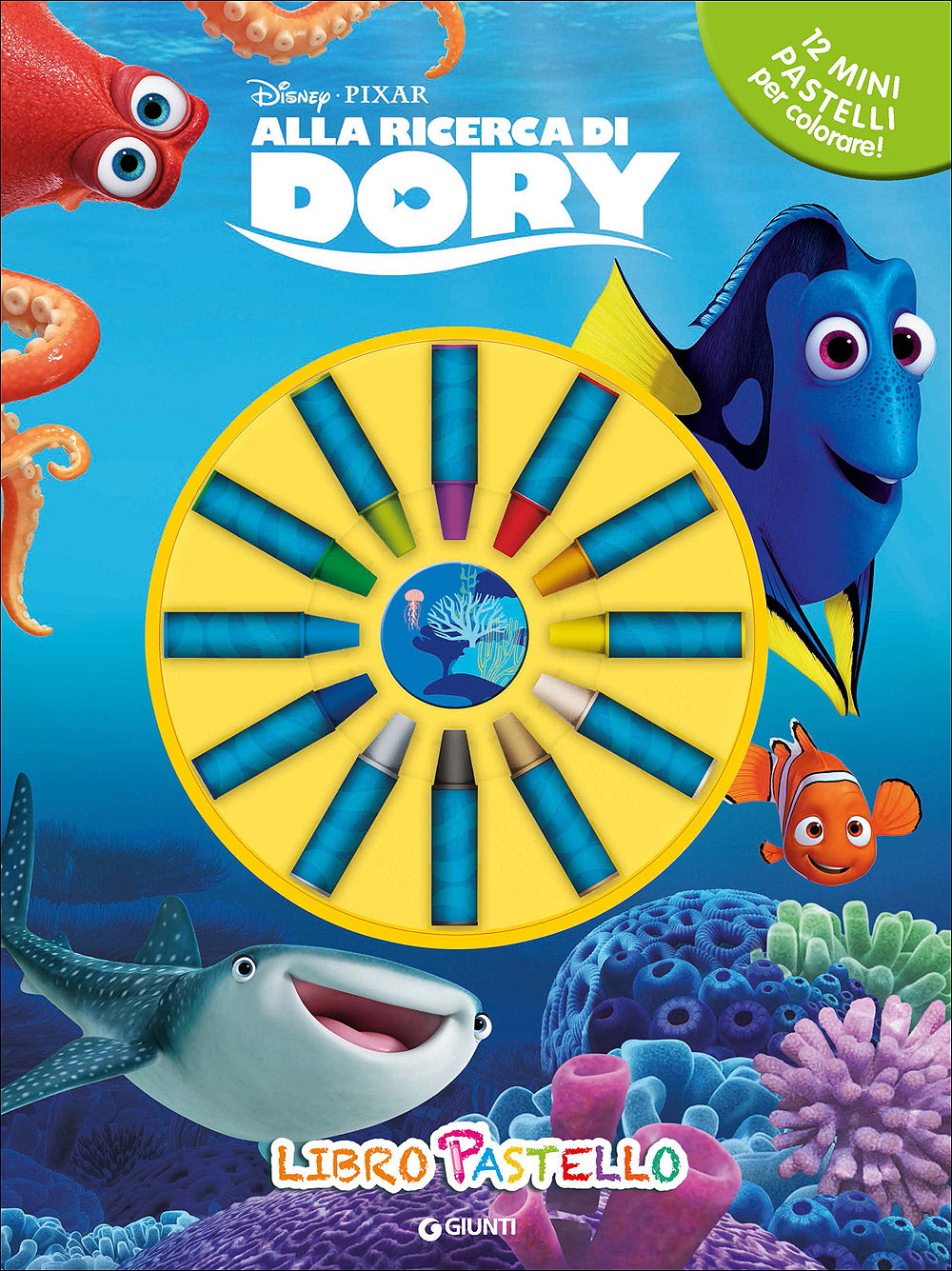 Libro Pastello - Alla ricerca di Dory::12 mini pastelli per colorare!