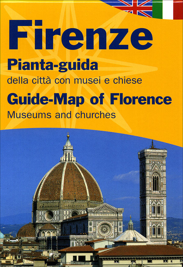 Firenze::Pianta-guida della città con musei e chiese