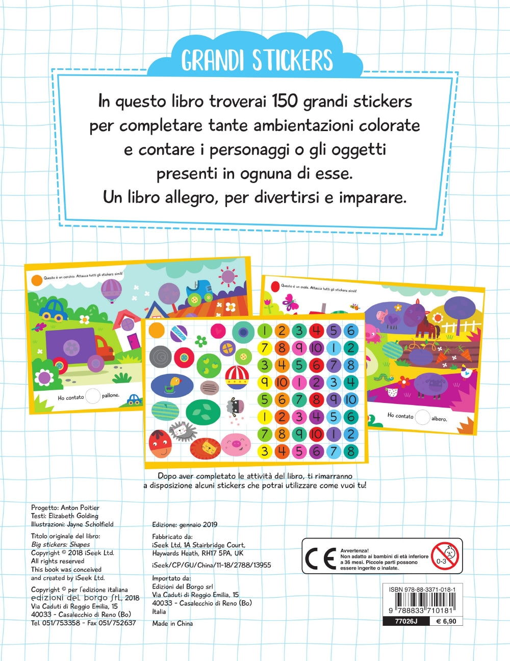 Grandi Stickers - Forme::Con 150 stickers