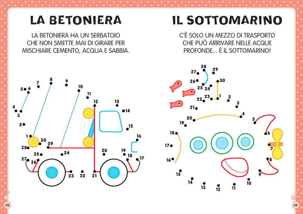 Mezzi di trasporto I puntini  Zerosei