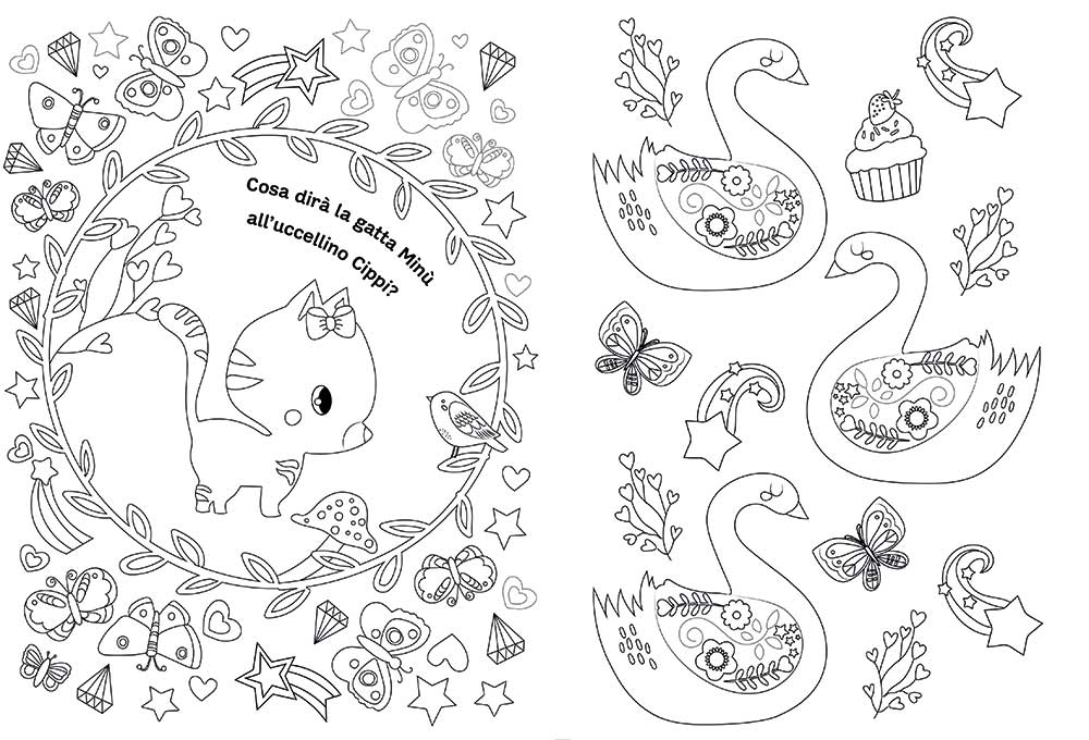 Gatti e altri animali. Coloring Book