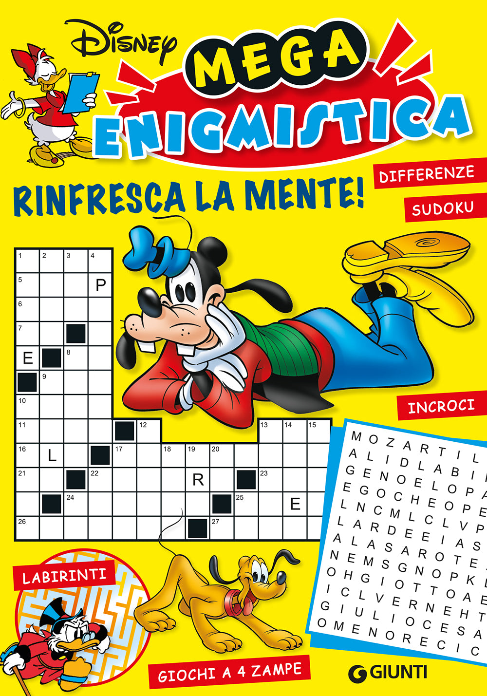 Mega Enigmistica Disney Rinfresca la mente::Differenze, Sudoku, Incroci, Labirinti, Giochi a 4 zampe