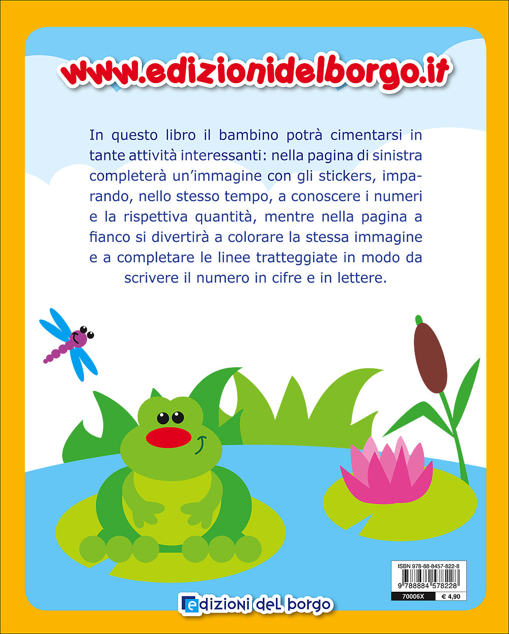 I numeri da 1 a 10::Gioca con gli stickers, colora e impara - 3-5 anni