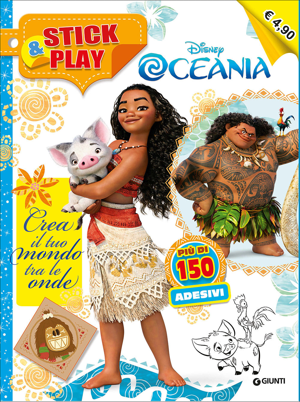 Stick&Play - Oceania::Crea il tuo mondo tra le onde - Più di 150 adesivi