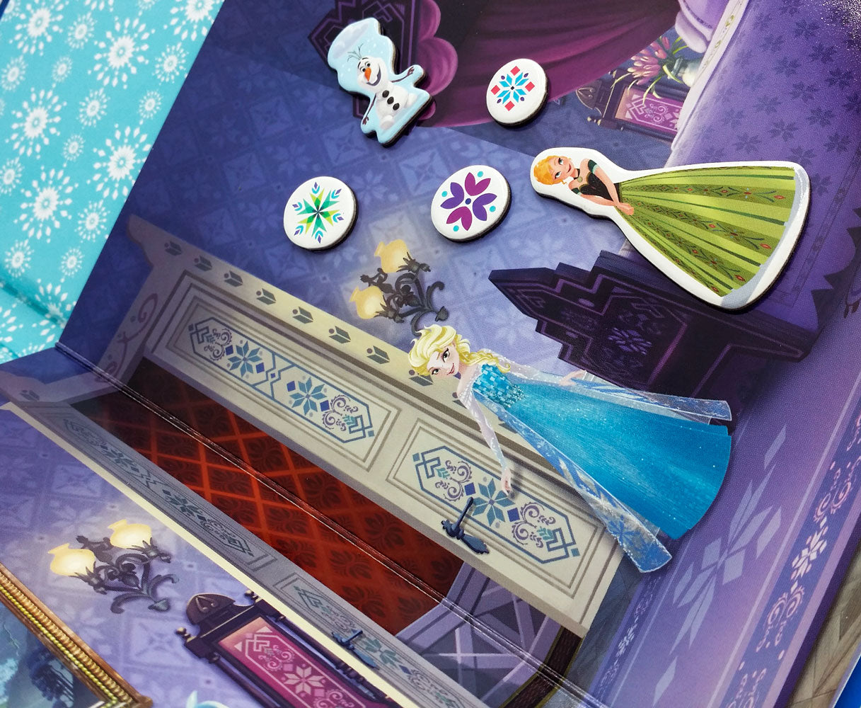 Frozen - I magneti Disney::Usa i magneti nel castello e inventa tante storie!