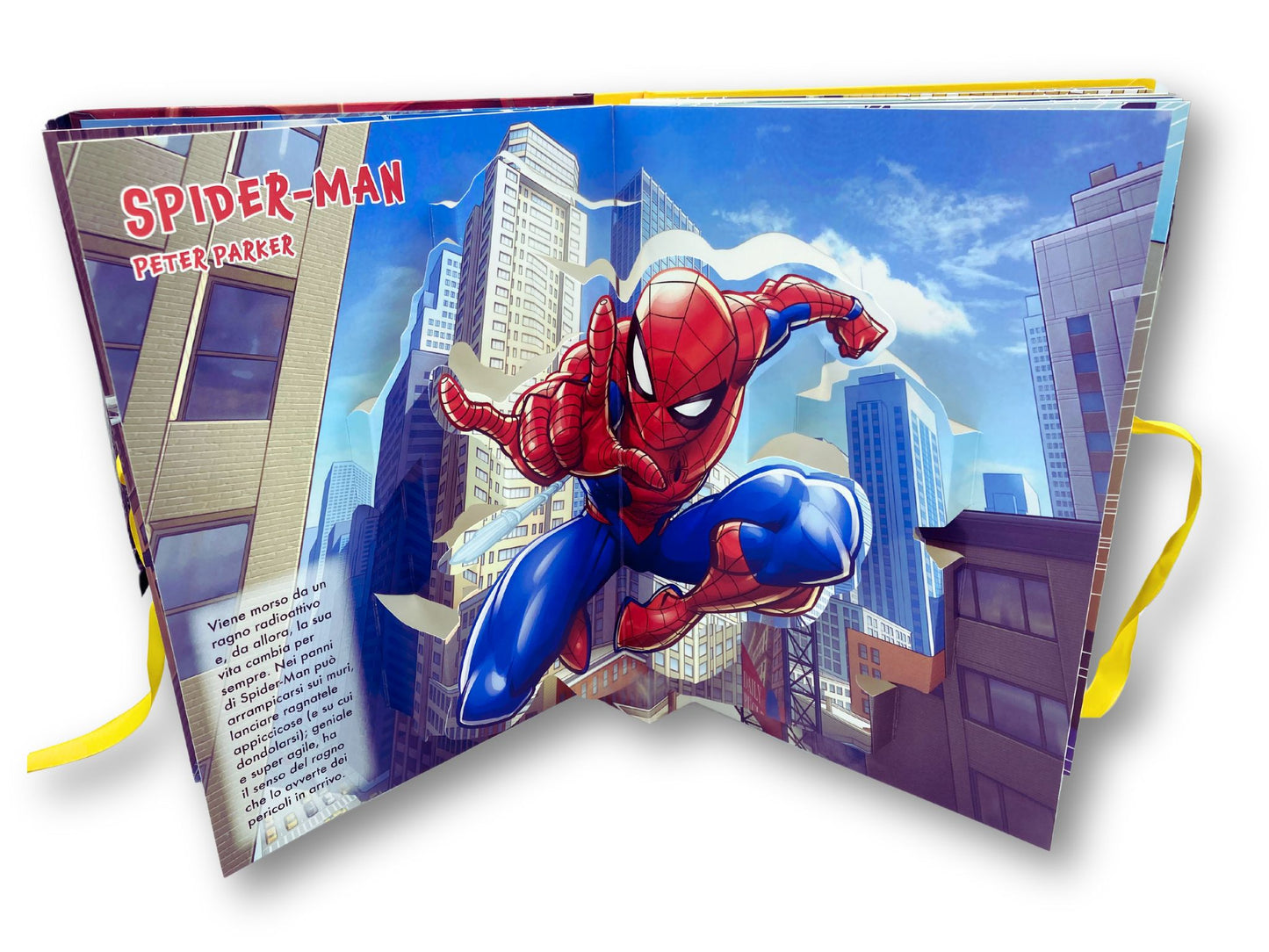 Libro Pop-up Spider-man::Le storie in 3d