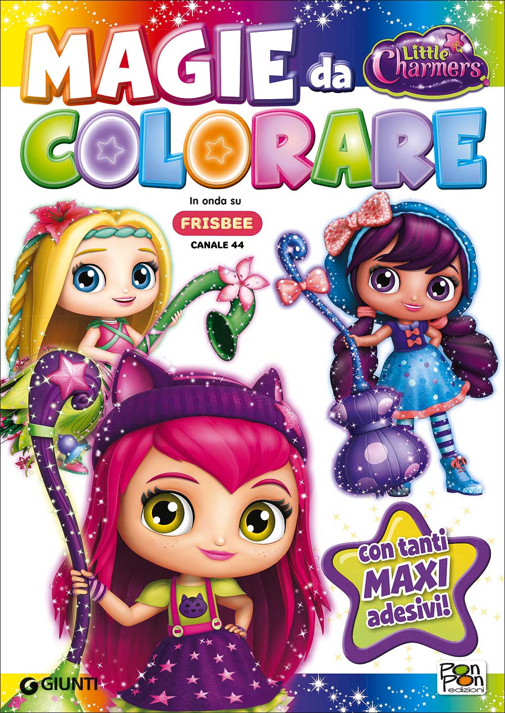 Little Charmers - Magie da colorare::Con tanti maxi adesivi!