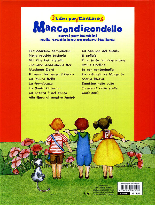 Marcondirondello + CD::Canti per bambini nella tradizione popolare italiana