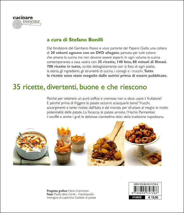 Patate dolci e salate + DVD::Ricette step by step in DVD - Collana curata da Stefano Bonilli