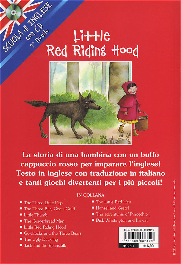 Little Red Riding Hood + CD::Cappuccetto Rosso