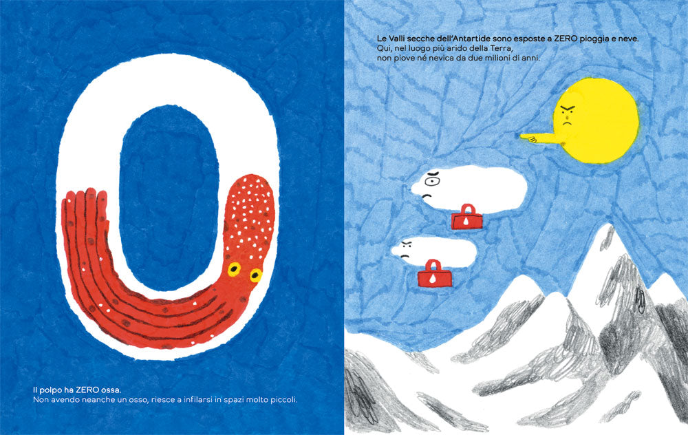 Il polpo ha zero ossa::Un libro per contare e scoprire il mondo
