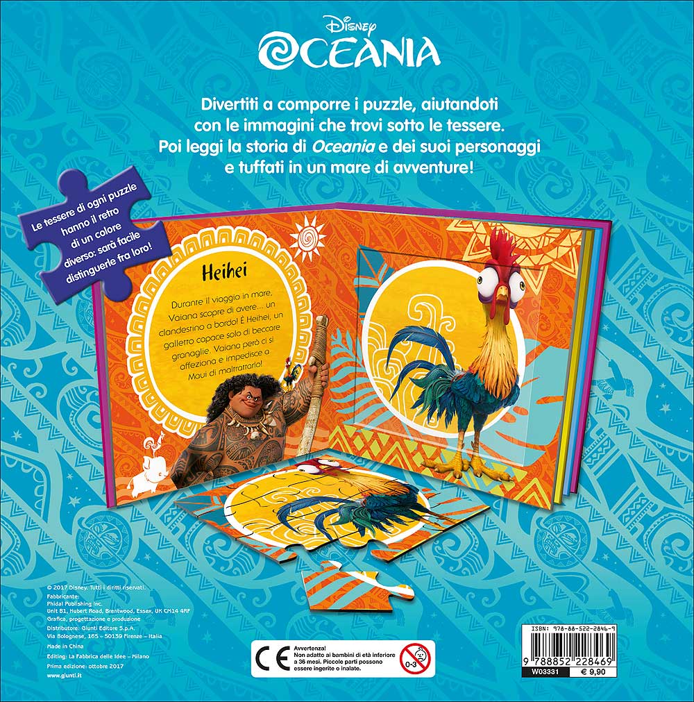 Libri Puzzle - Oceania::Con 4 grandi puzzle!