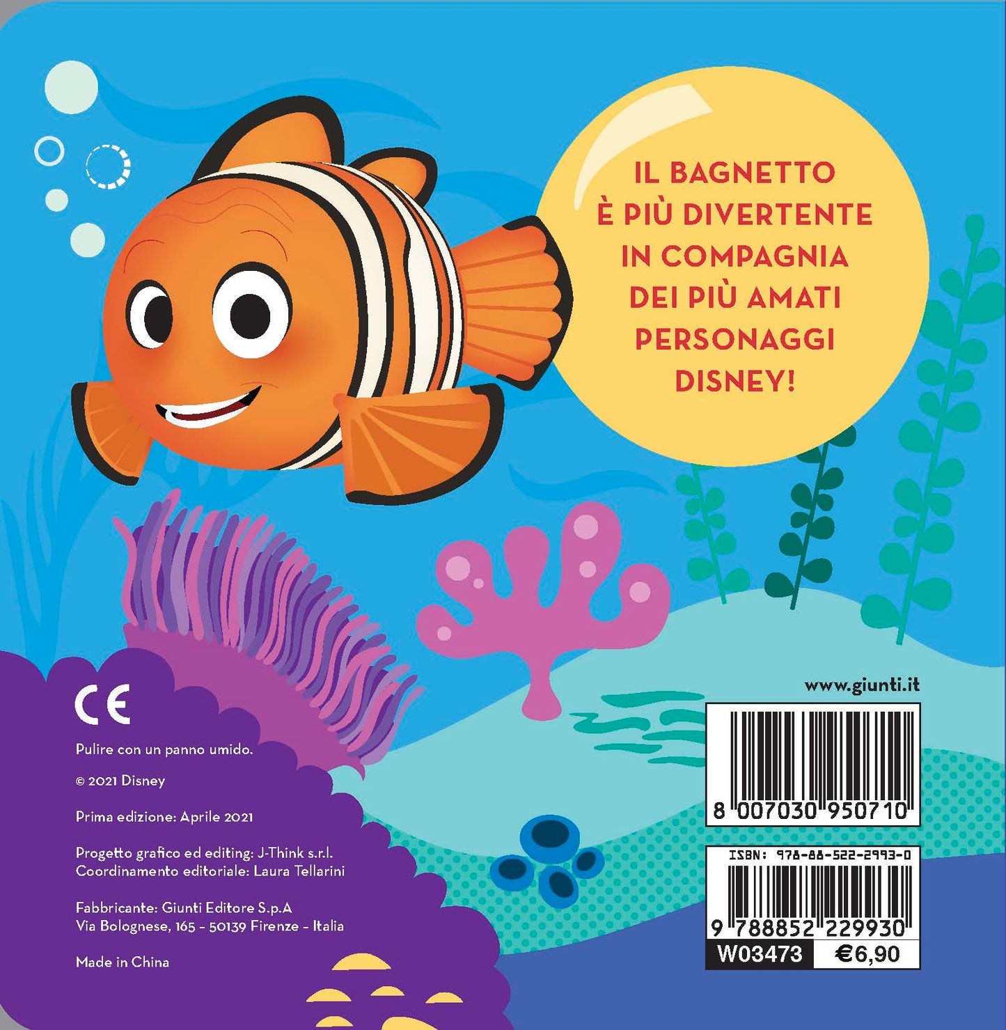 Nemo e i suoi amici Il libro bagnetto