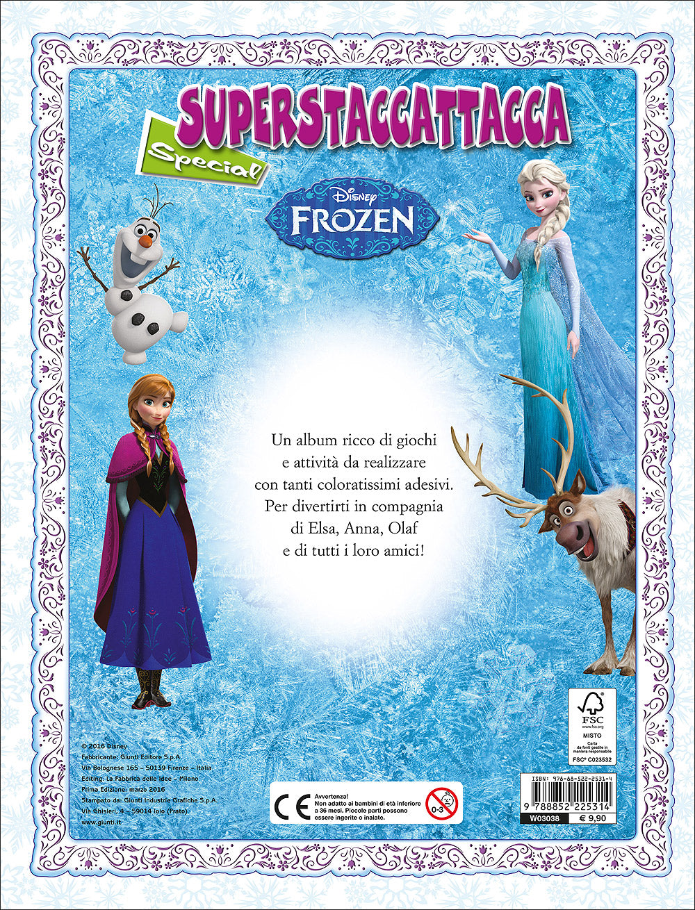 Superstaccattacca Special - Frozen::Più di 350 adesivi!