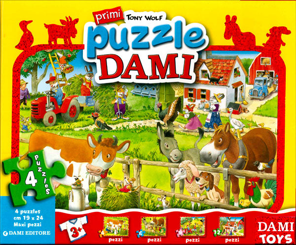 Primi Puzzle Dami: La fattoria::Dami Toys