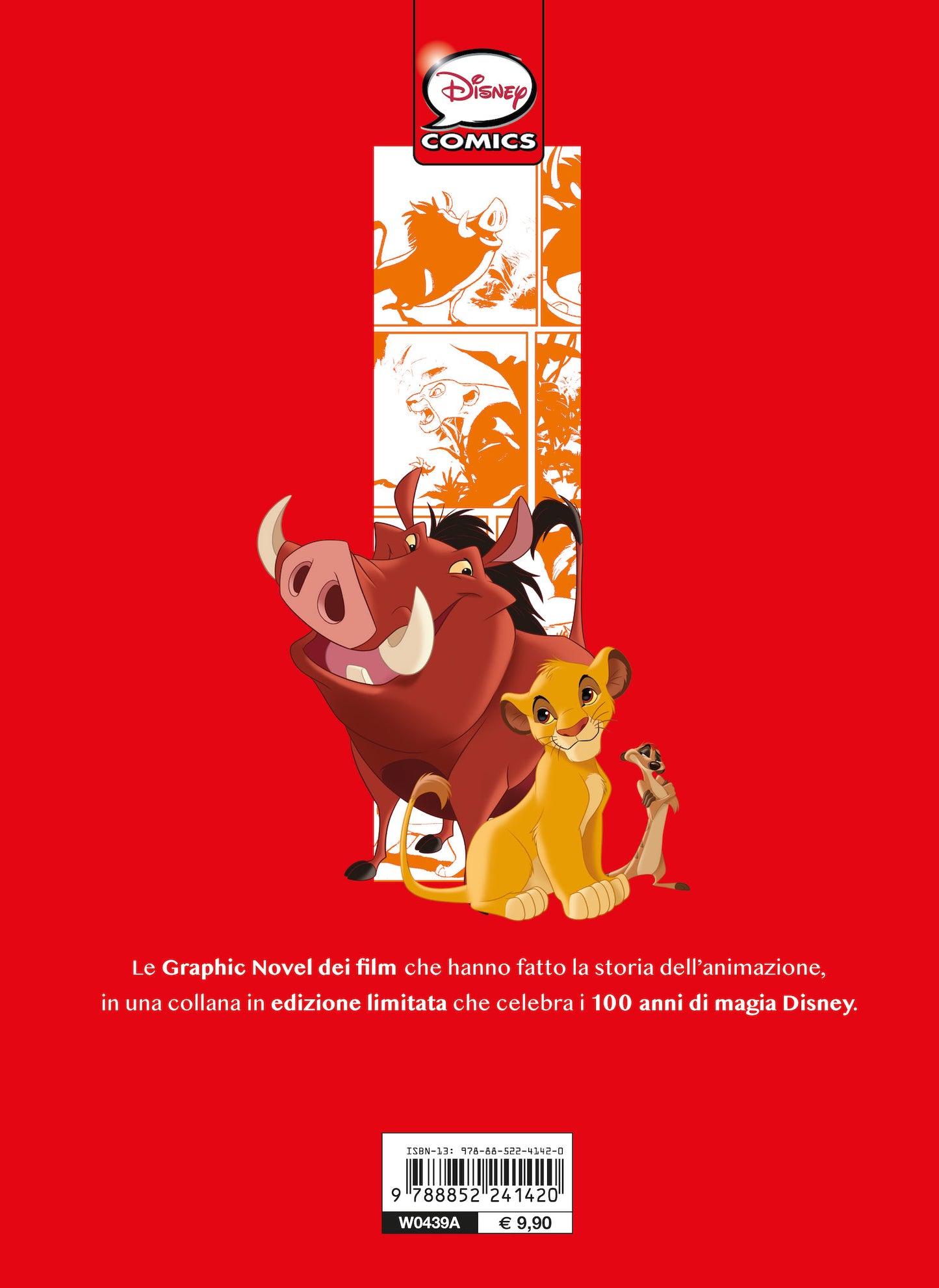 Il Re Leone La storia a fumetti Edizione limitata::Disney 100 Anni di meravigliose emozioni