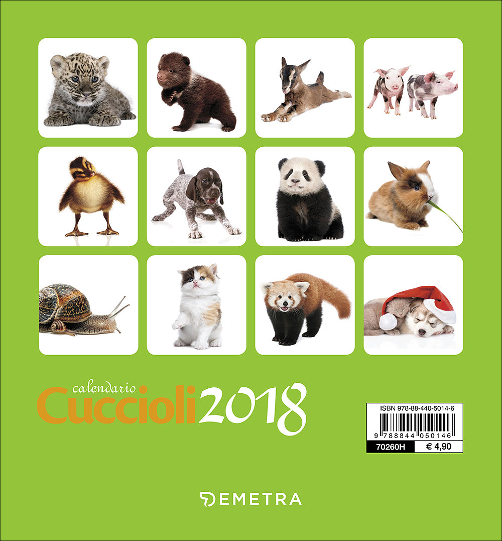 Cuccioli - Calendario Desk 2018