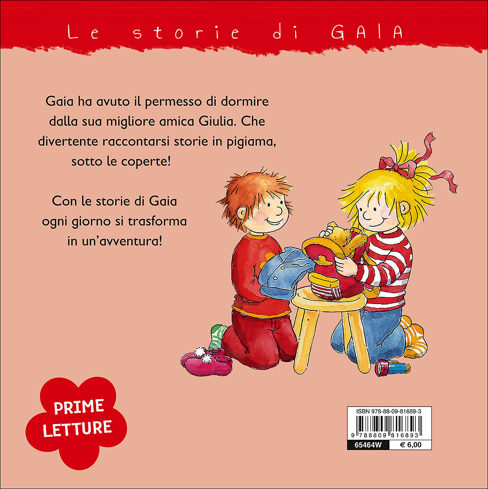 Gaia dorme da un'amica::Con pagine di giochi e attività