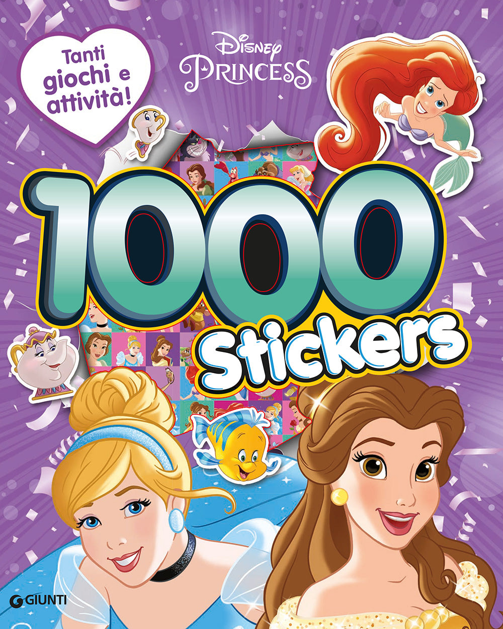 500/1000 Stickers - Principesse. 1000 Stickers::Tanti giochi e attività!