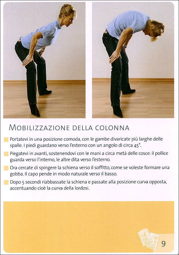 Ginnastica posturale + CD audio::Il set contiene: 40 schede di esercizi, libro, CD audio