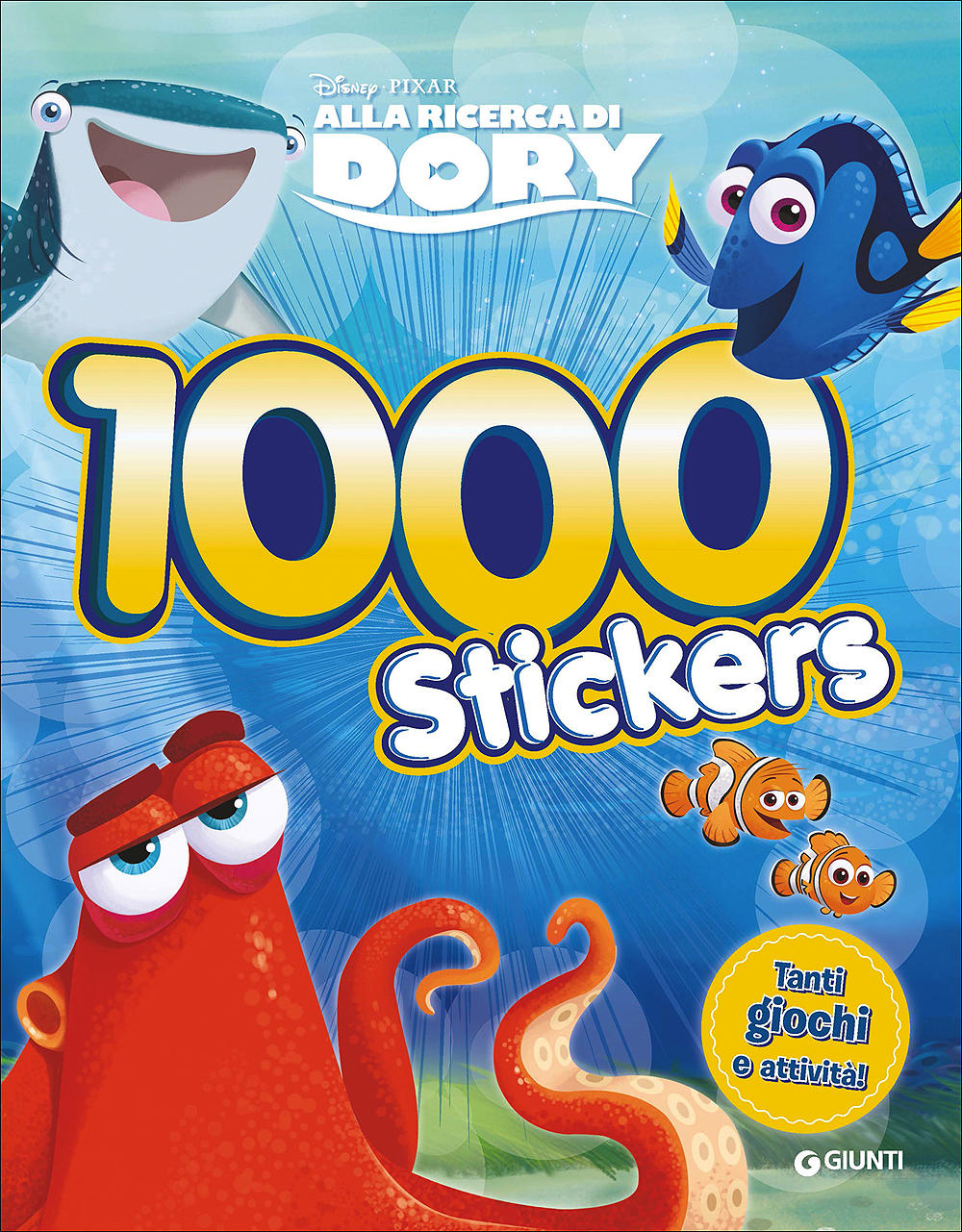 500/1000 Stickers - Alla ricerca di Dory. 1000 Stickers::Tanti giochi e attività!