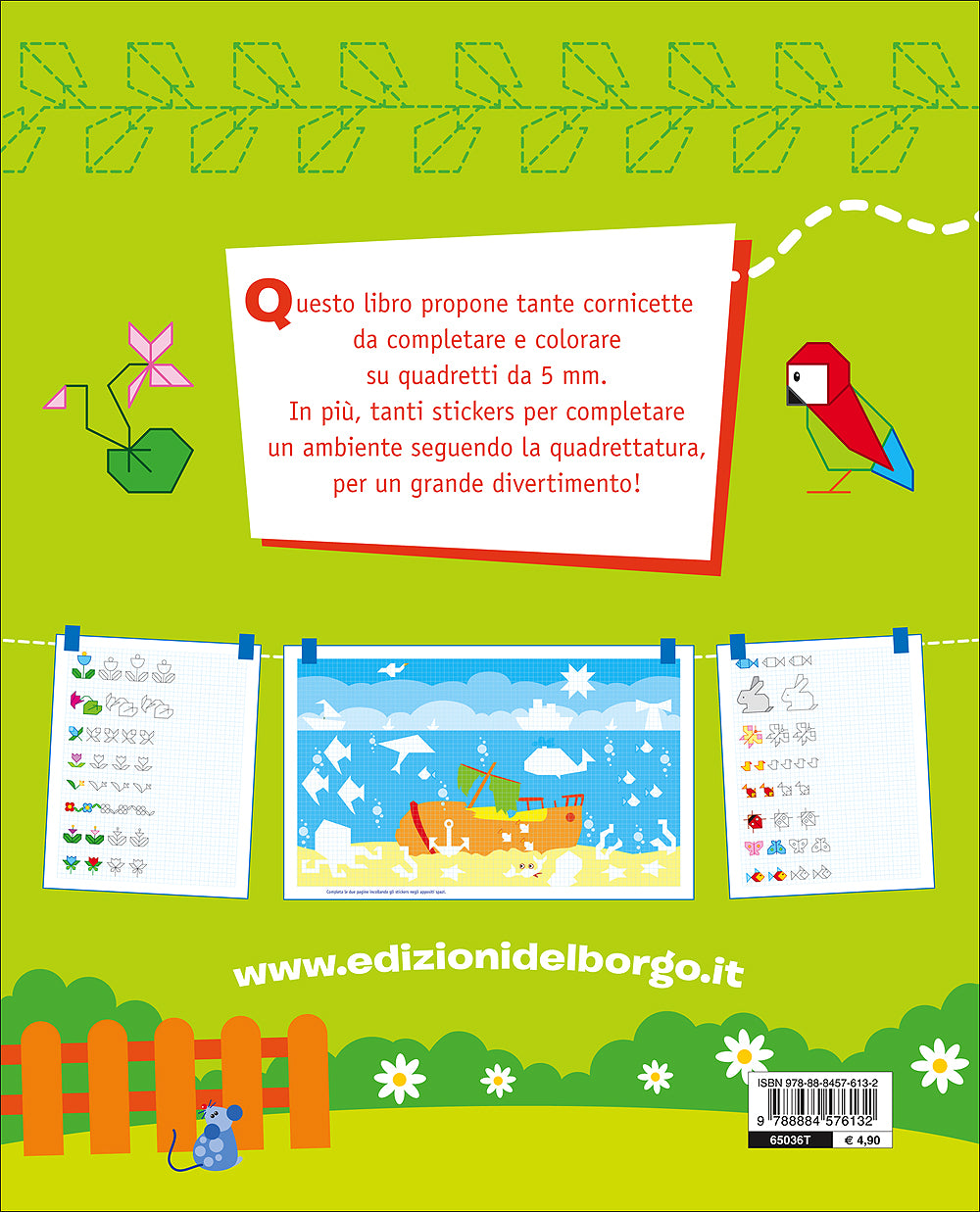 Cornicette e stickers - 6/8 anni