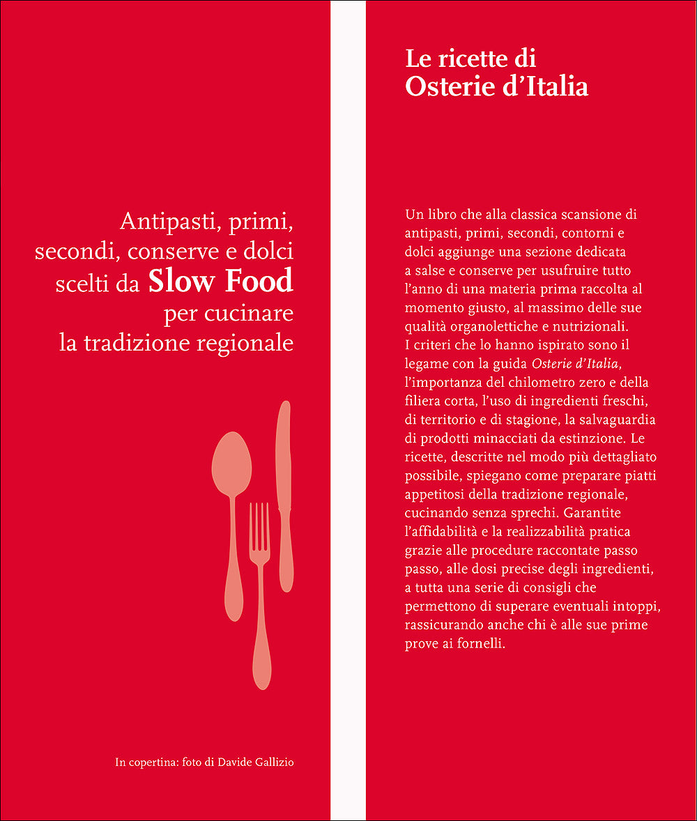 Le ricette di Osterie d'Italia::Oltre 1300 piatti della cucina regionale scelti da Slow Food