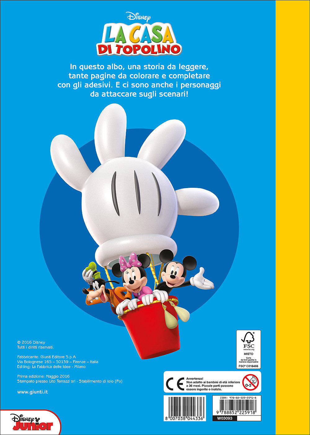 La casa di Topolino - Staccattacca&Colora