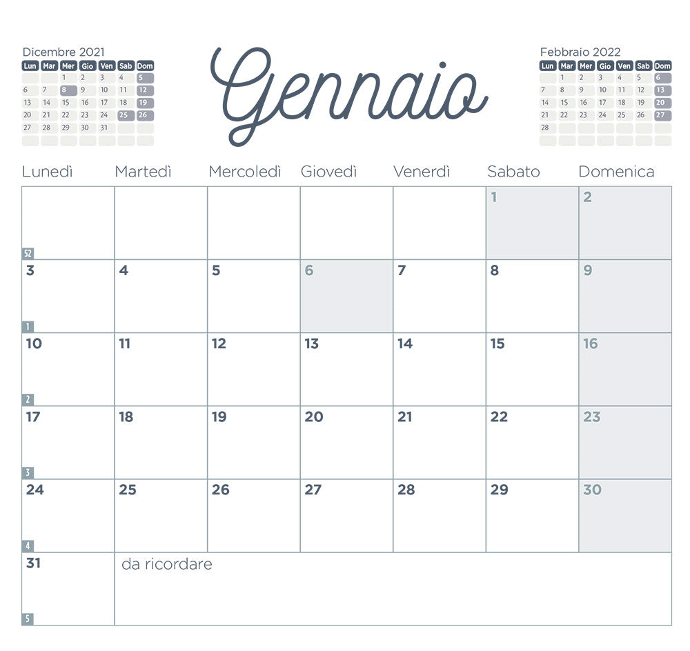 Calendario Cuccioli desk 2022